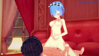 Rem And Subaru Natsuki Have Deep Fucking On Their Bedroom Bed. - Re：zero Hentai