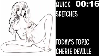 Cherie Deville Speed Drawing W/Hentaimasterart