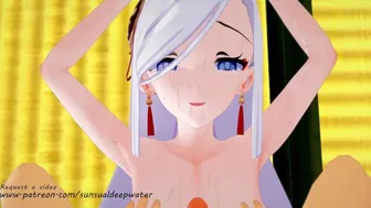 Genshin Impact Shenhe Passionate Hentai (3D Porn)