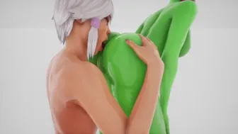 Lesbians Sweet Blowjobs 3D Hentai Anime