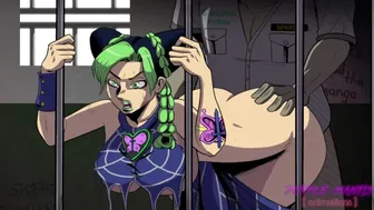 Jolyne Cujoh Gets Her Thicc Ass Interrogated (Jojo's Bizarre Adventure Commission)