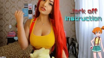 Joi Cosplay Misty Jerk Off Instruction Big Boobs Big Ass Teasing Queen