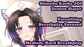 Shinobu Kocho Helps Your Breathing - Hentai Joi (Breathplay Focused, Facesitting,Medium/Hard)