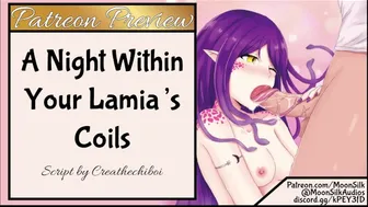 Extended Patreon Preview: A Night Within Your Lamia's Coils Part 1