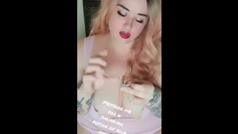 Another Fan Shrinks Himself And Sends Himself To Giantess Bella! Vore/Belly-Pussy-Boob Crushing:]