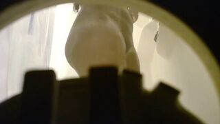 Spying On Ebony Niece With Big Ass In Shower