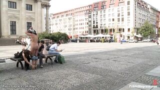 Busty Spanish Babe Public Pounded