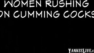 Women Rushing On Cumming Cocks