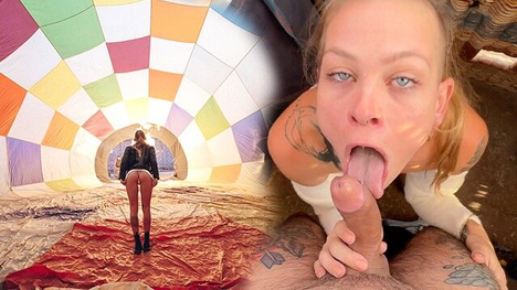 Sammm Next Door Enjoys A Steamy Air Balloon Date Night With A Blonde Bombshell