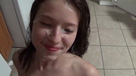 Innocent Gf Daisy And Lucas Suck And Get Facials From Massive Load