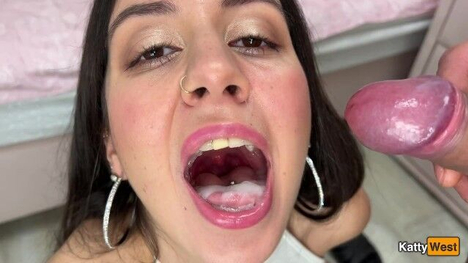 Katty West's Step Sis Begs For A Cumshot In Her Mouth And Swallow In Hd