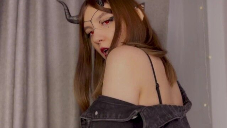 Satanicabstract Seduces And Fucks Her Succubus In A Pov Halloween Costume With A Cumshot On Her Face