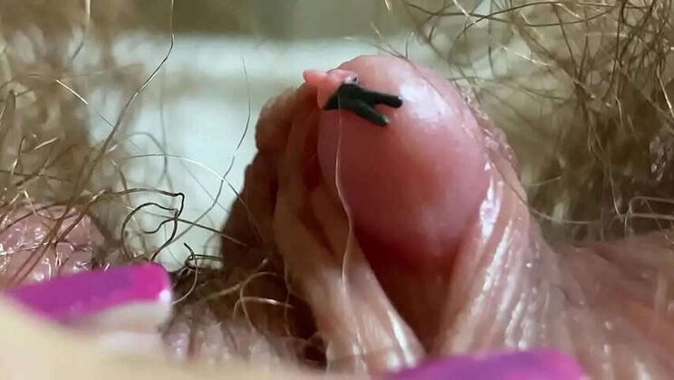 Extreme Close-Up: Big Clit, Wet Vagina, Hairy Ass & Mouth - Cutieblonde's Kinky Fetish Video